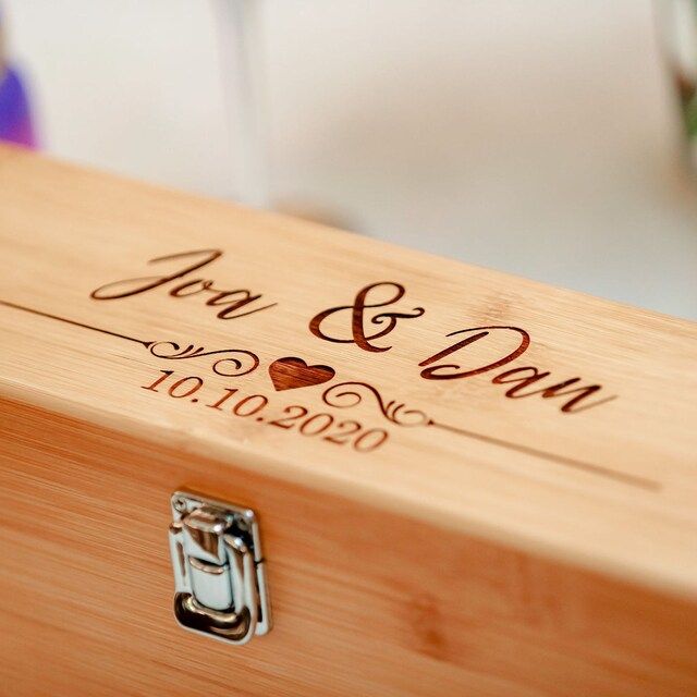 Wooden Wine Box Wine Box Wedding Wine Box Wedding Gift for | Etsy | Etsy (US)
