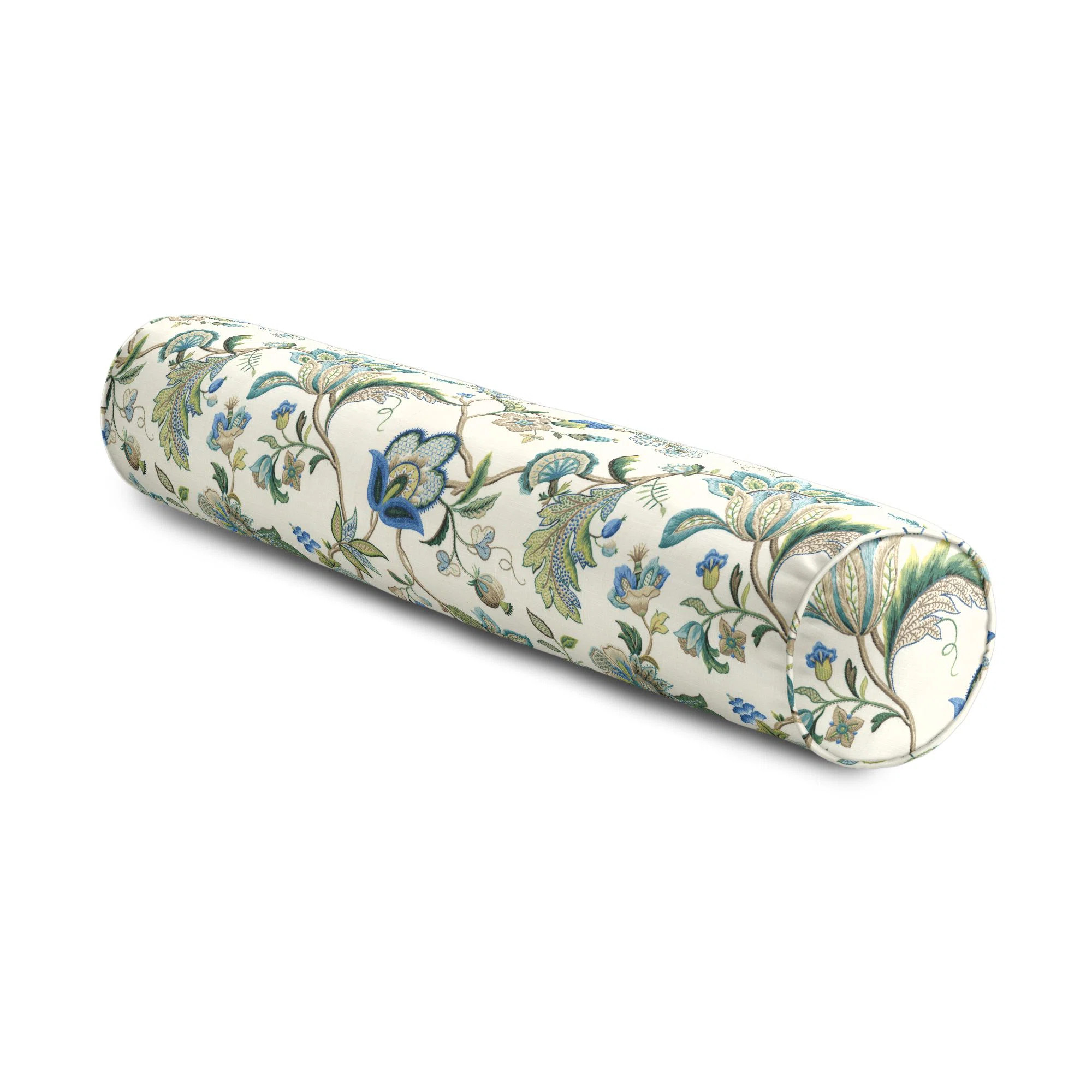 Fleur De Leaf Bolster Pillow Cover & Insert | Perigold