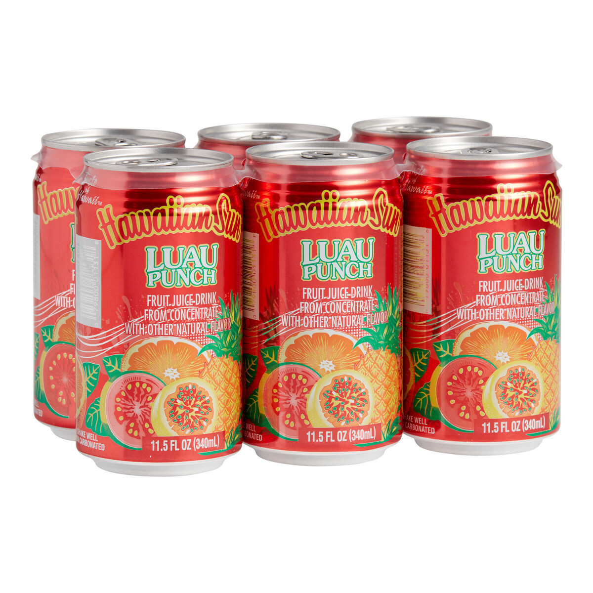 Hawaiian Sun Luau Punch Juice Drink 6 Pack by World Market | World Market