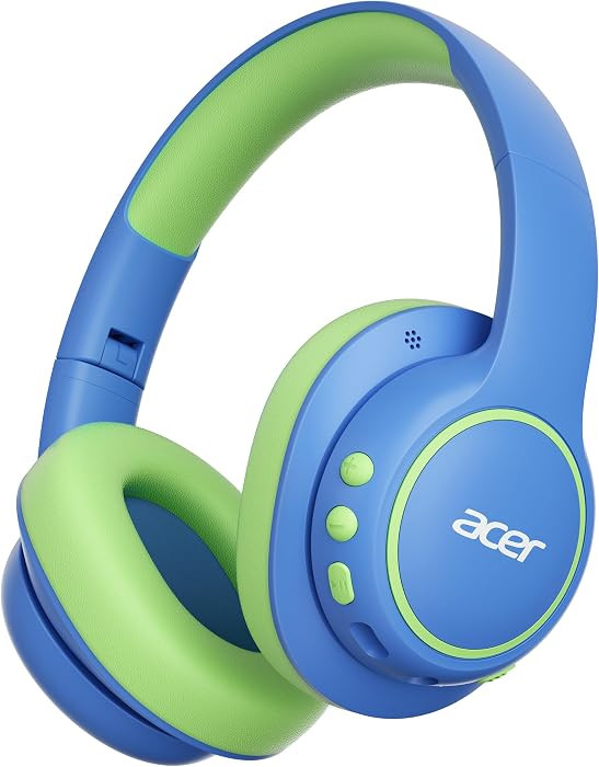 Acer Kids Bluetooth Headphones, Over Ear Headphone for Kids with Mic, 75H Playtime, 85dBA Safe Vo... | Amazon (US)