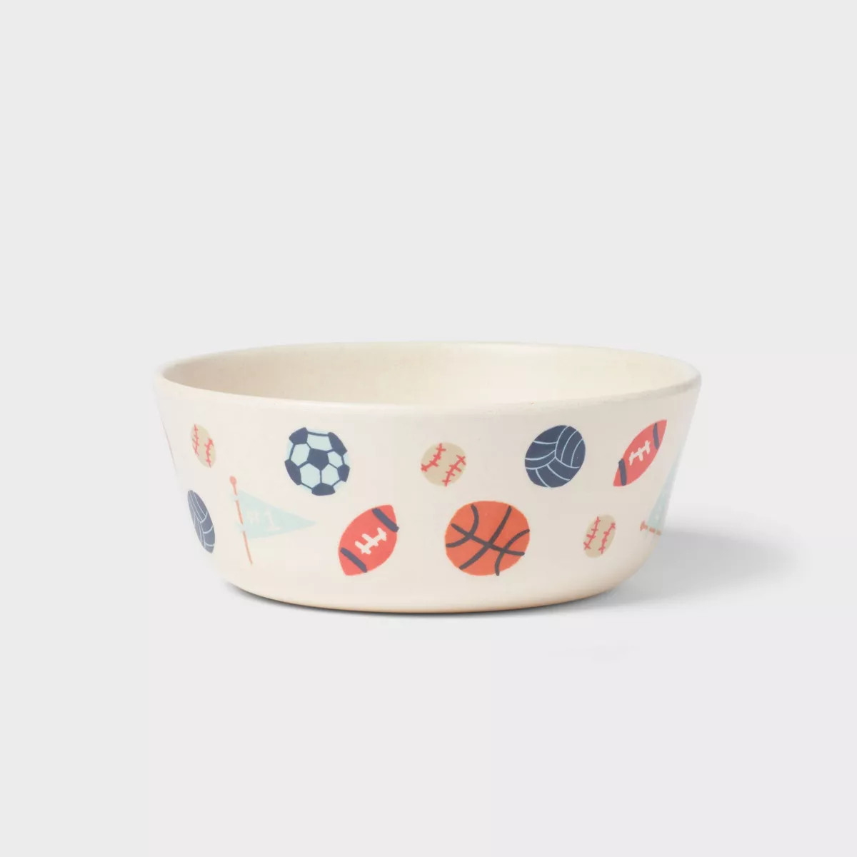 Kids' Sports Bamboo Melamine Cereal Bowl - Pillowfort™ | Target