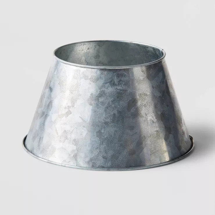4.5" Metal Mini Christmas Tree Collar Galvanized - Wondershop™ | Target