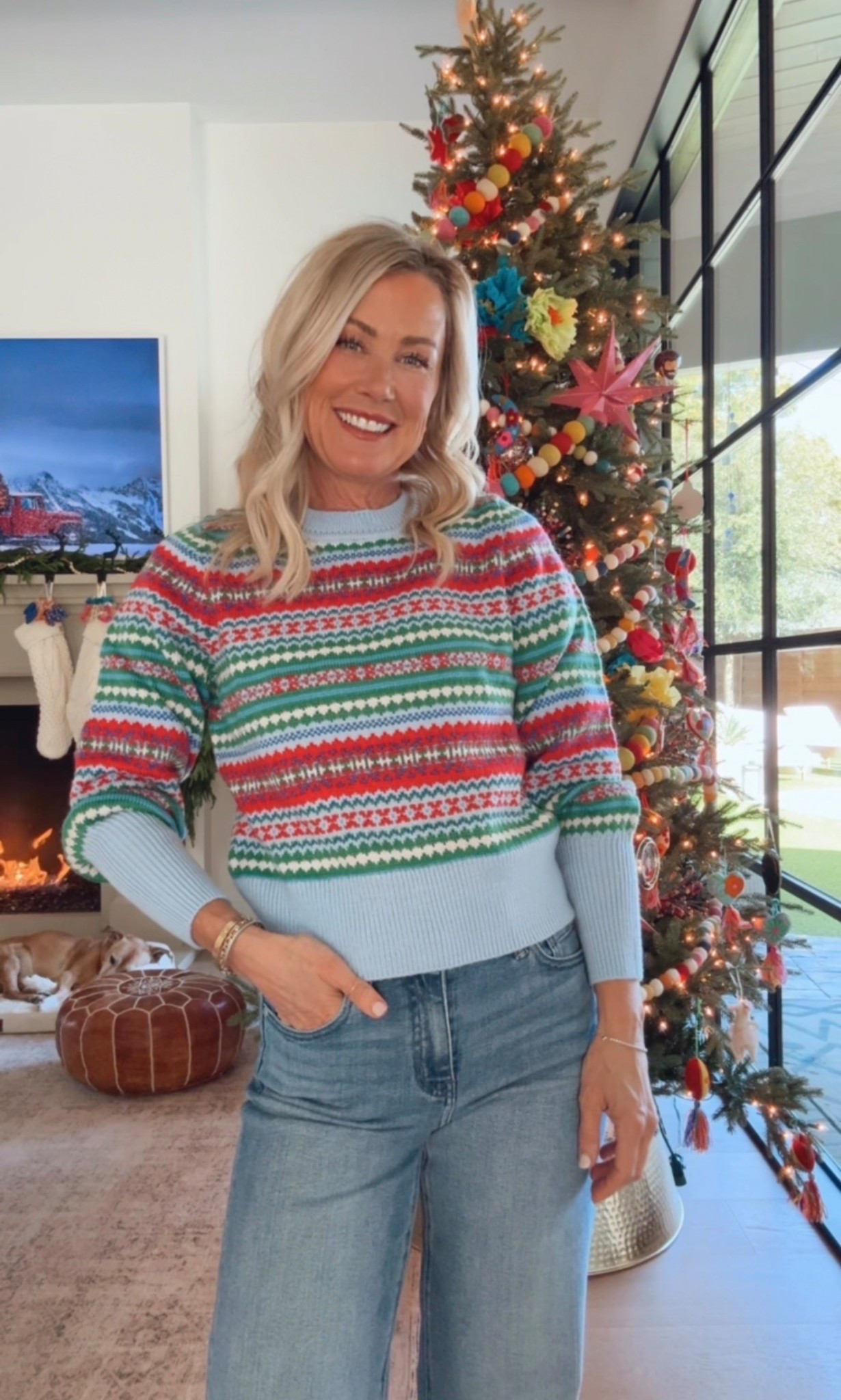Another fun festive sweater from my latest Walmart order! Wearing size XS but would prefer to size up to small.

#LTKSeasonal #LTKOver40 #LTKHoliday