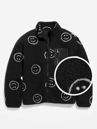 Cozy Sherpa Zip Jacket for Boys | Old Navy (US)