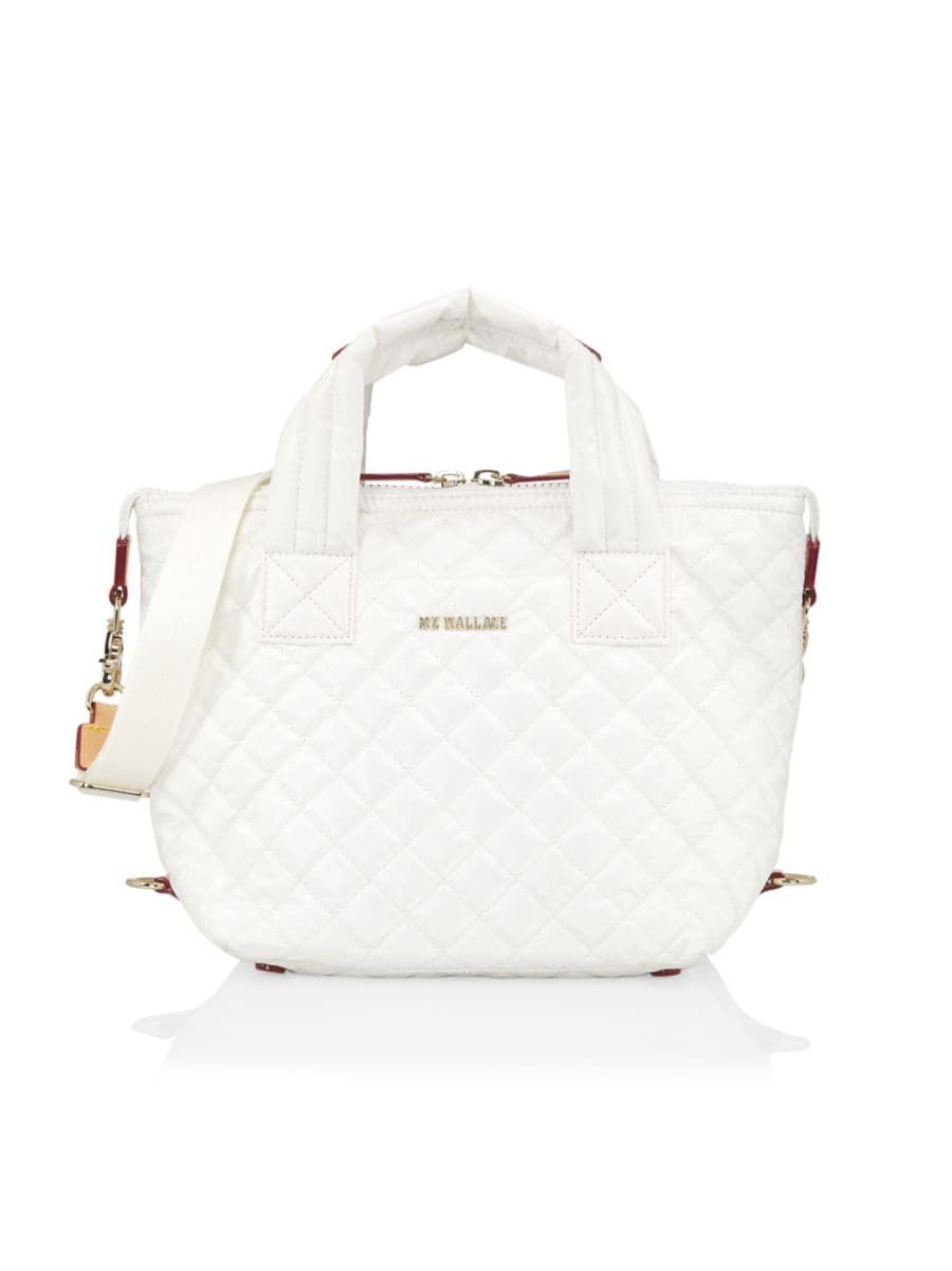 Small Sutton Deluxe Quilted Nylon Tote | Saks Fifth Avenue