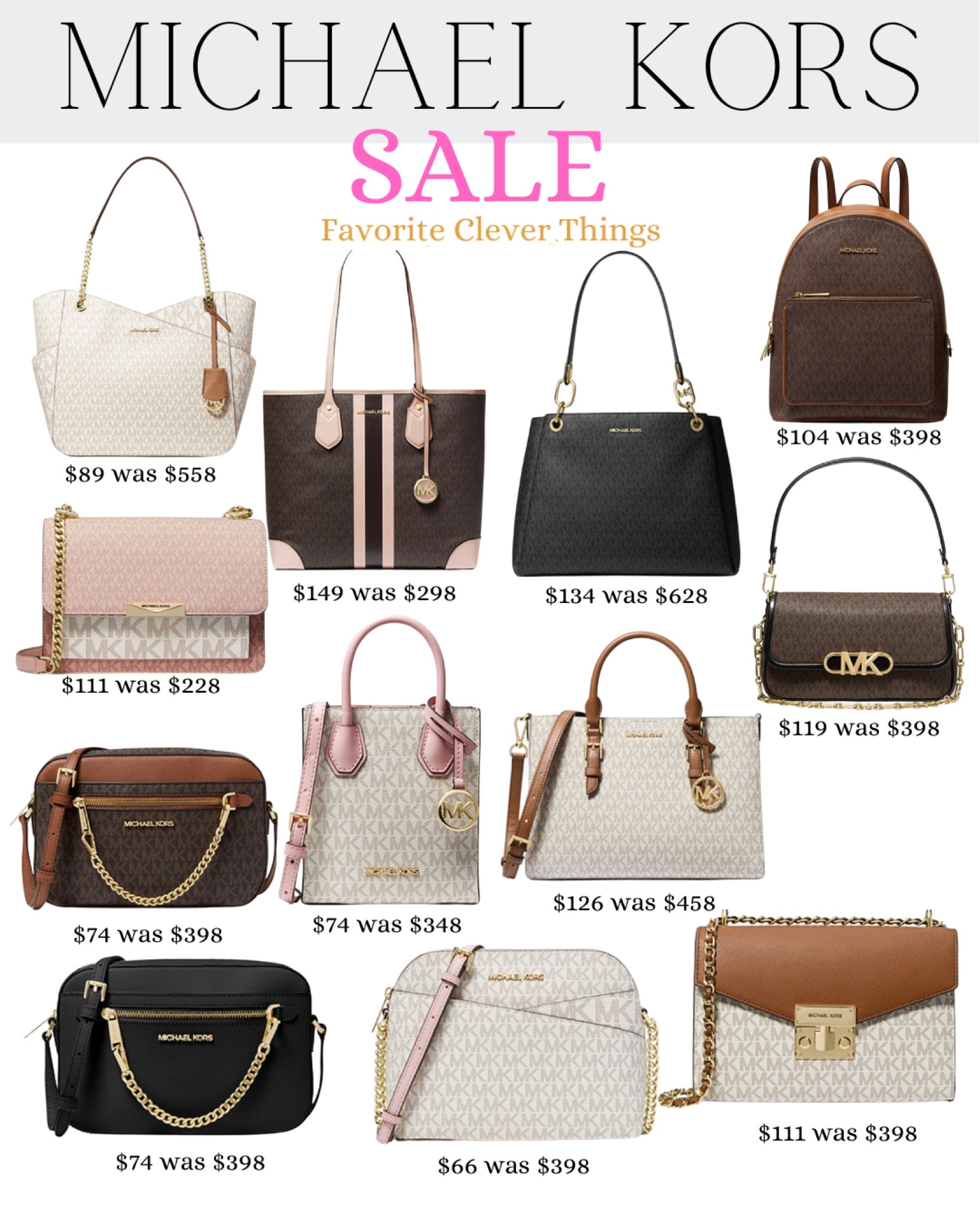 Top best price on michael kors bags Outlet