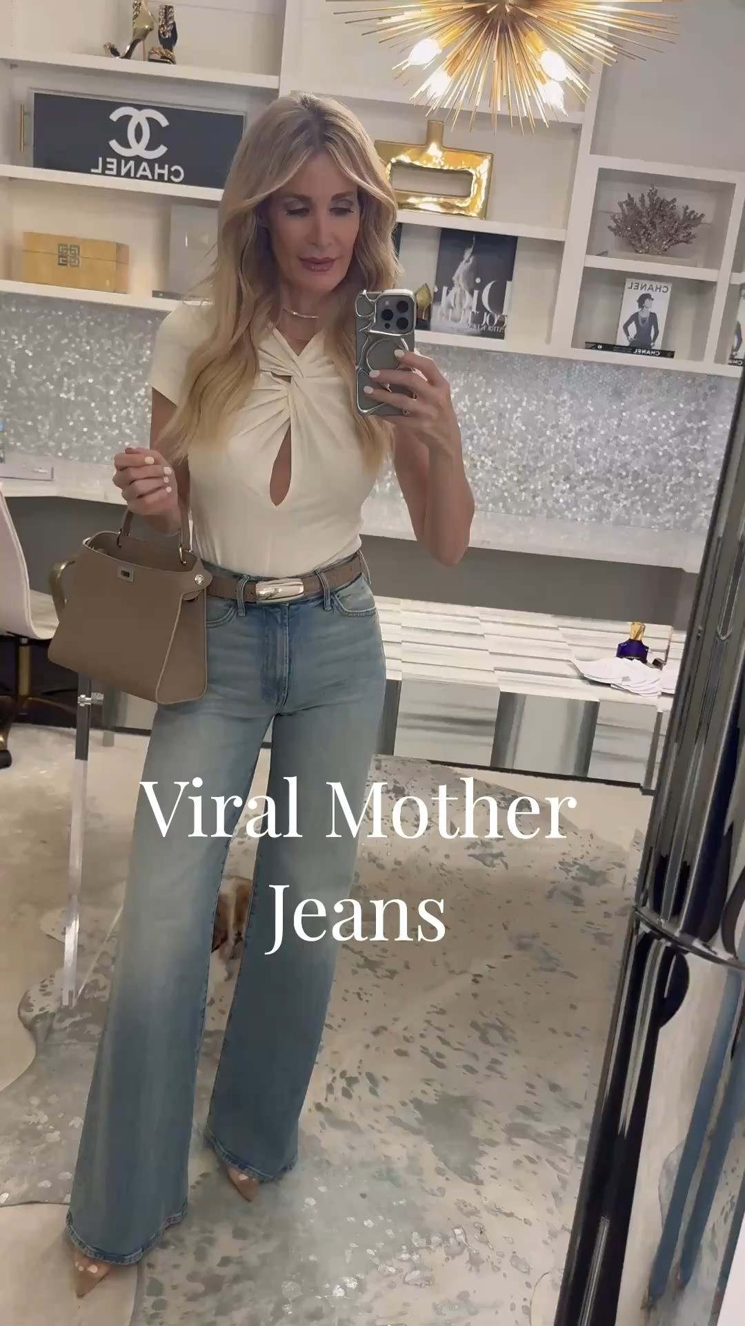 These viral mom jeans are EVERYTHING right now 🤍 High-waisted with a wide-leg silhouette and the most flattering vintage-inspired wash… they’re as comfortable as they are slimming. And trust me—these will give you legs for days 🙌 I styled them with a simple white tee featuring a subtle cutout detail (because you can never go wrong with a great white tee + fabulous denim… but this one adds a little extra edge). Both pieces run true to size — I’m wearing a 24 in the jeans and an XS in the top. 

 

#LTKgrwm #LTKootd #LTKOver40
