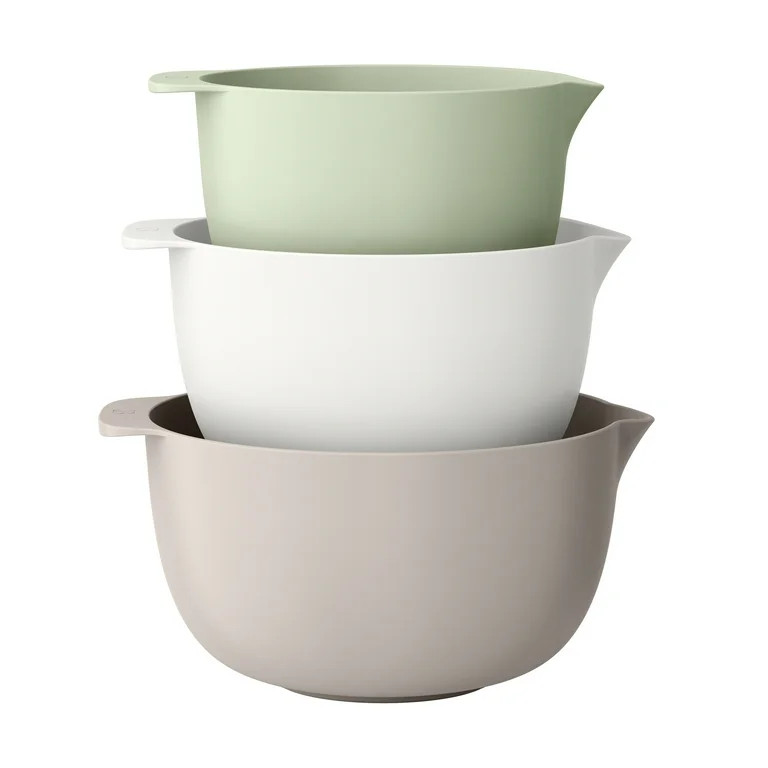 Beautiful 3-Piece Mixing Bowl Set, Assorted Colors, by Drew Barrymore | Walmart (US)