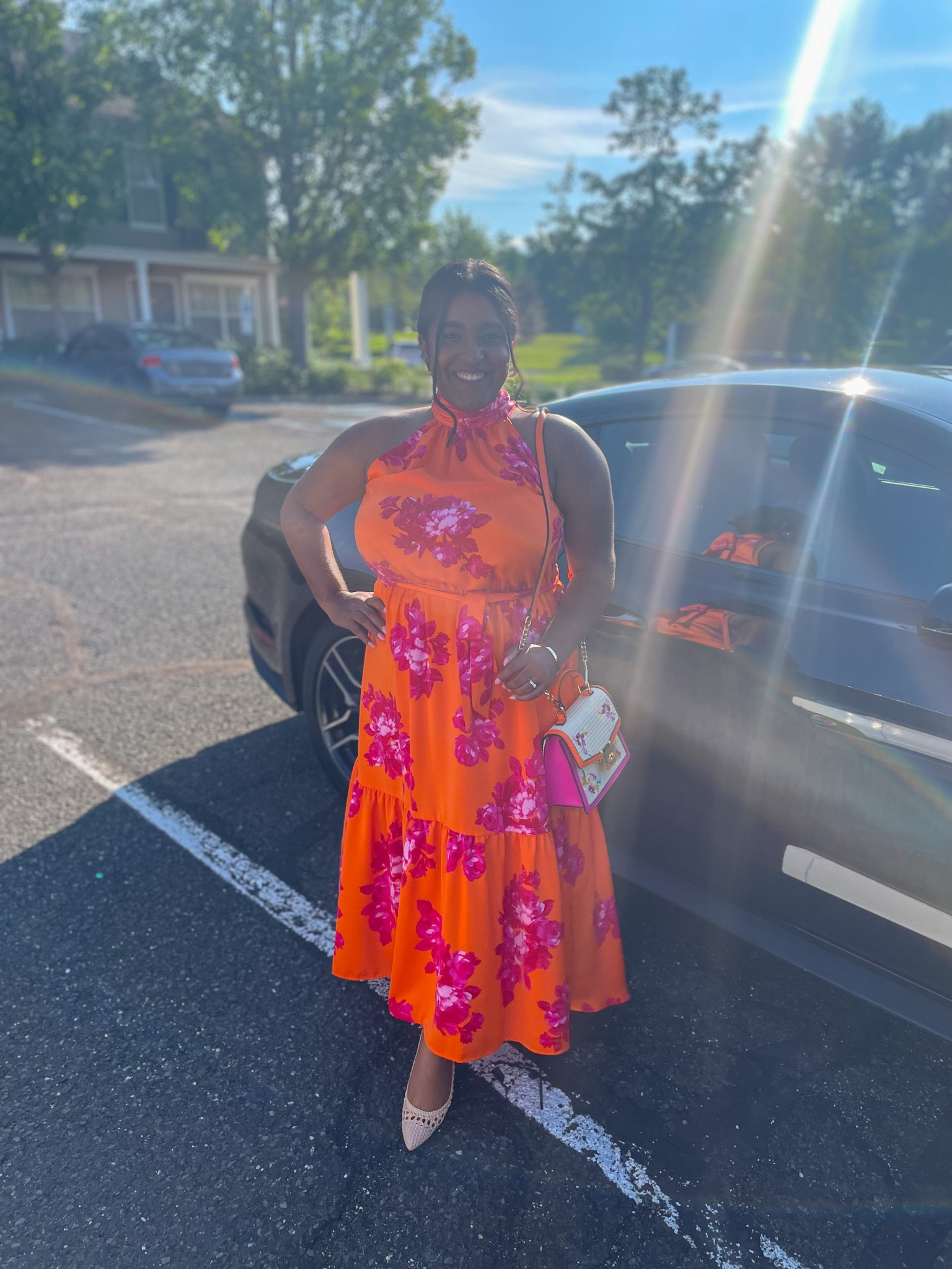 Wedding guest dress under $25. This color is sold out online but there were so many in my local store!!

#LTKunder50 #LTKwedding #LTKcurves