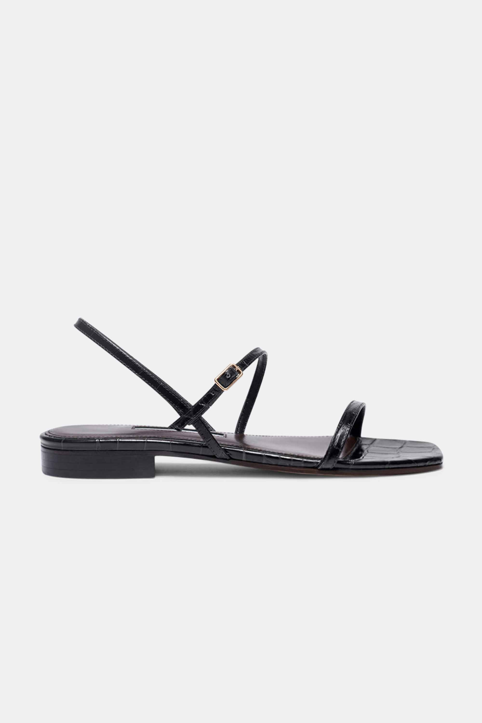Hope in Black Embossed Lizard — FINAL SALE | Emme Parsons