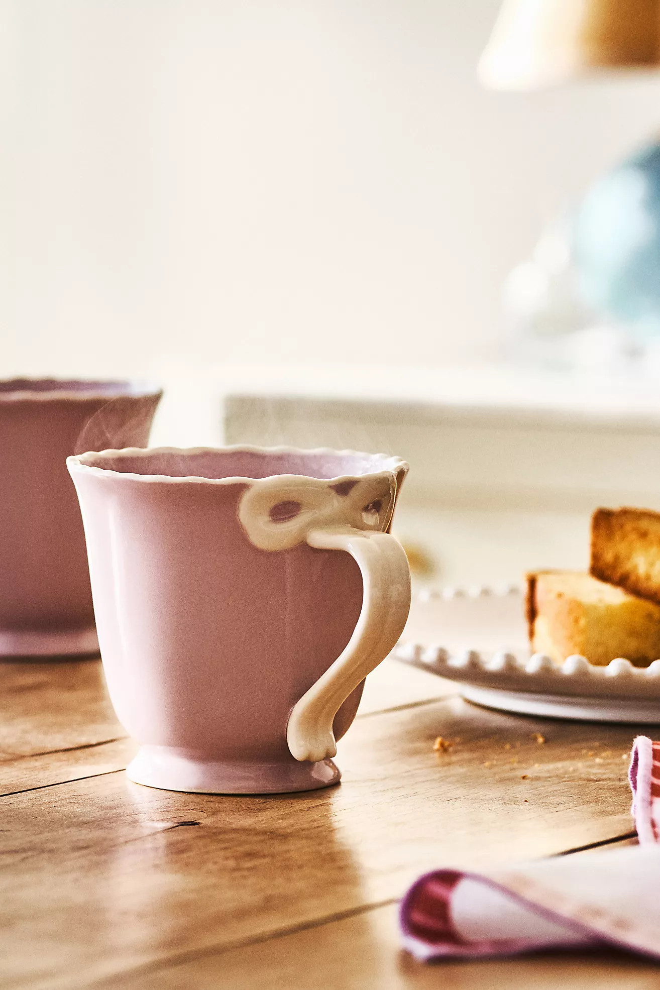 Benedita Bow Stoneware Mug | Anthropologie (UK)