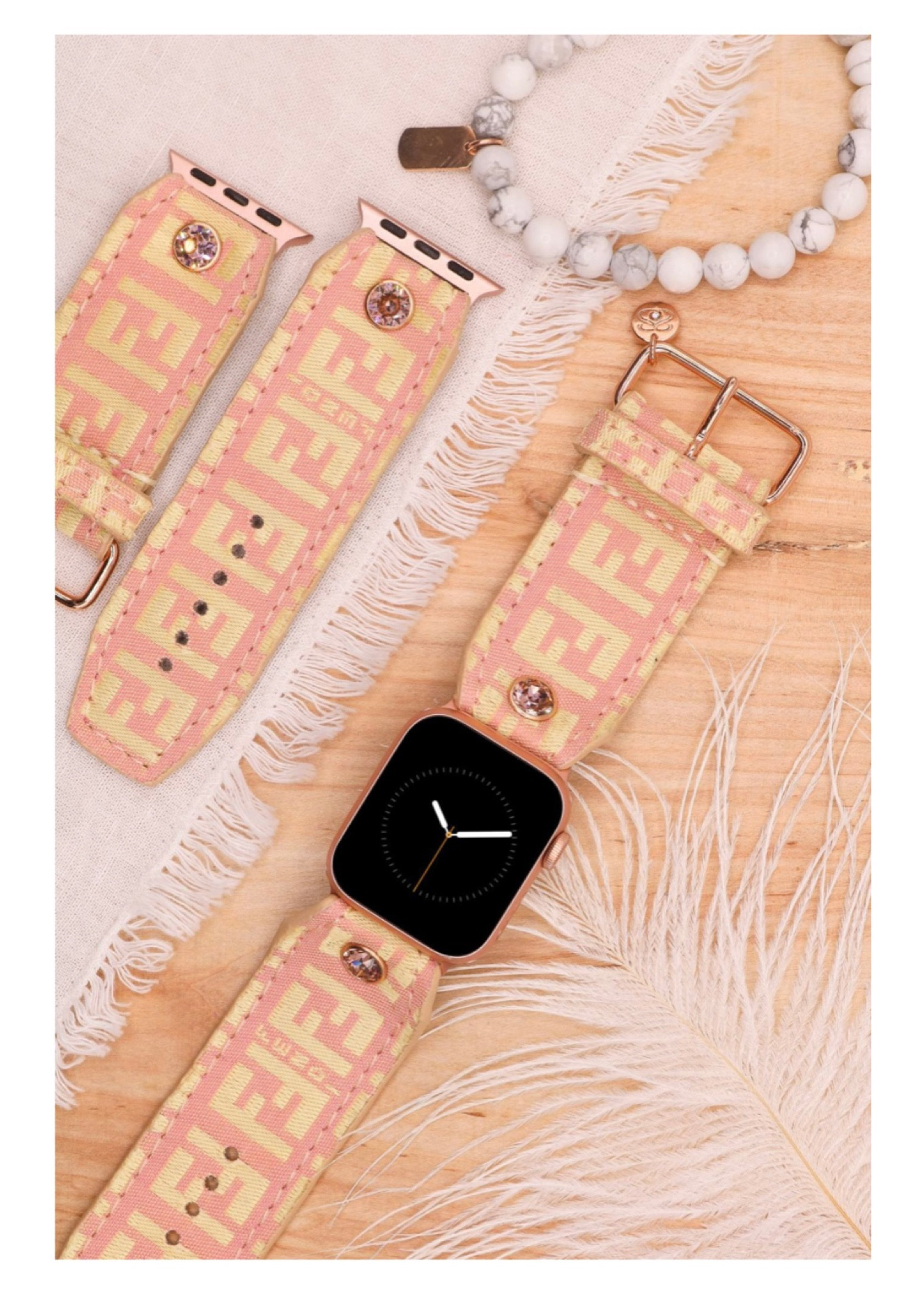 Designer watch bands - Use code Wellstyled10 for 10% off your purchase at www.sparklbands.com or in the sparkl studios app. #fendi #watchbands #applewatch #mothersday #giftideas

#LTKGiftGuide