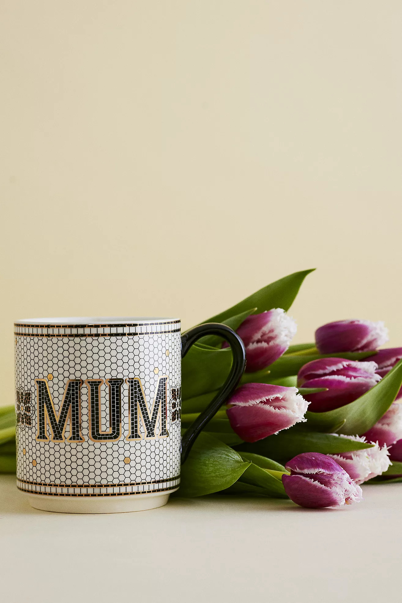 By Anthropologie Bistro Tile Name Mug | Anthropologie (UK)