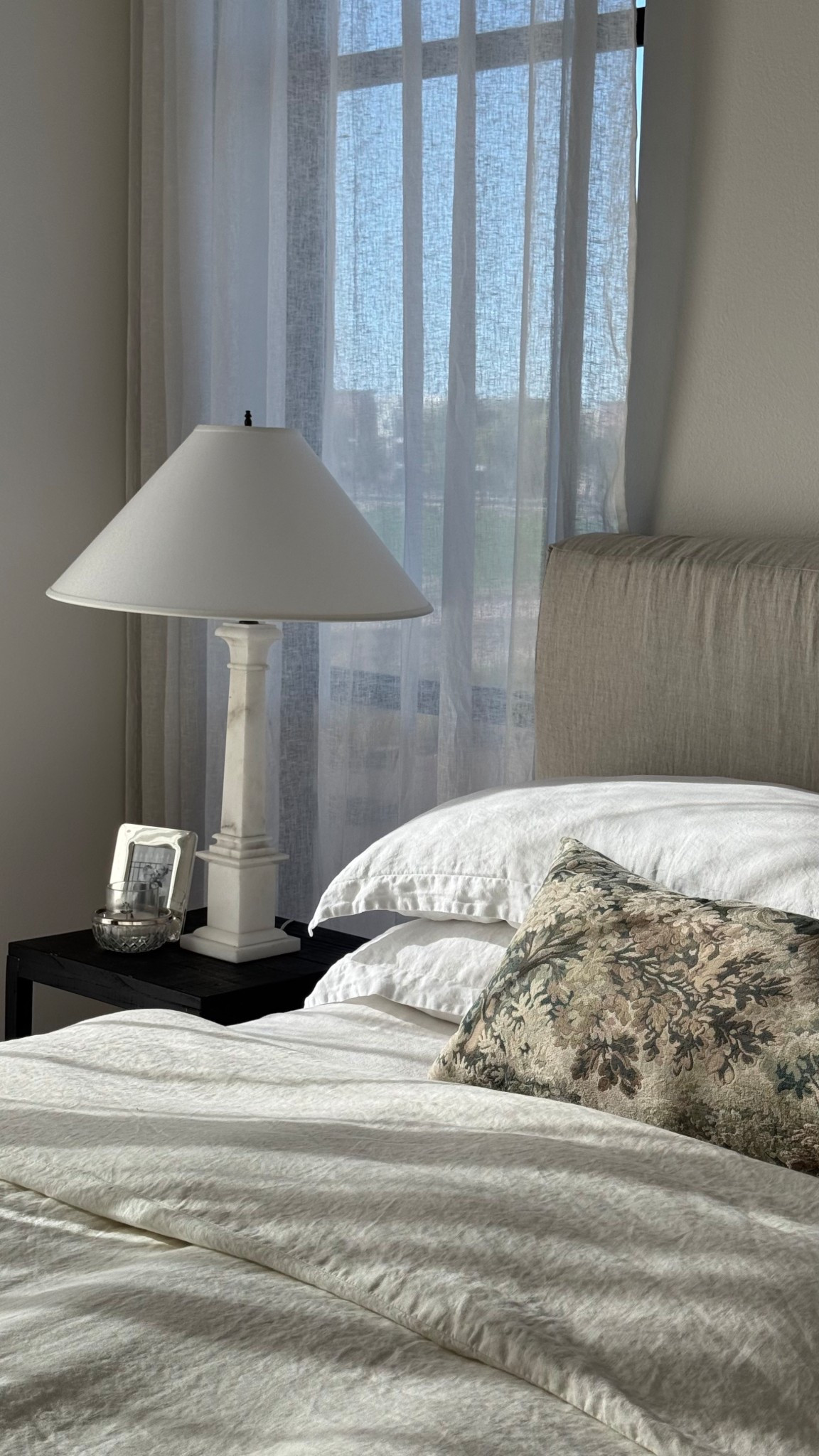 Linen bedding for Spring! 🤍