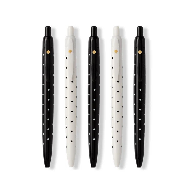 Pen Set, Black Dots | Wayfair North America