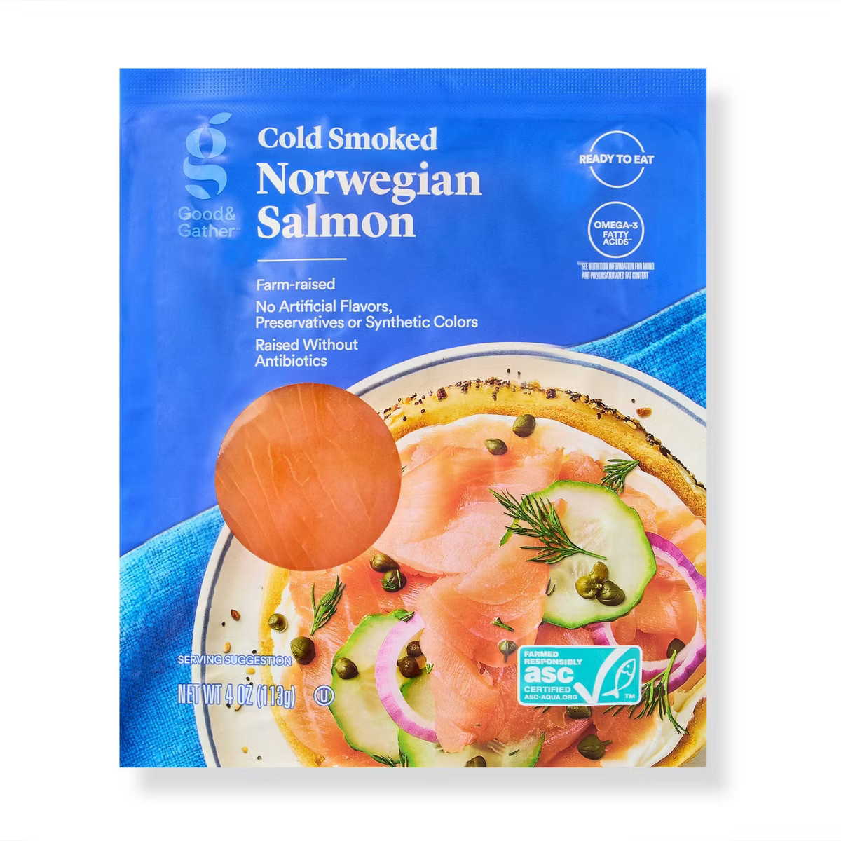 Norwegian Cold Smoked Salmon - 4oz - Good & Gather™ | Target