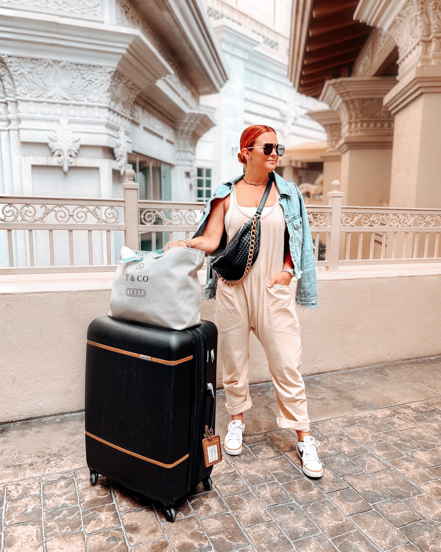 Travel day look - I want this comfy Amazon jumpsuit in every color! Linked a similar bag.
Dressed in Delight 

#LTKunder50 #LTKshoecrush
