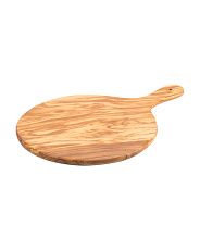 Made In Italy 16in Olivewood Round Cutting Board | TJ Maxx