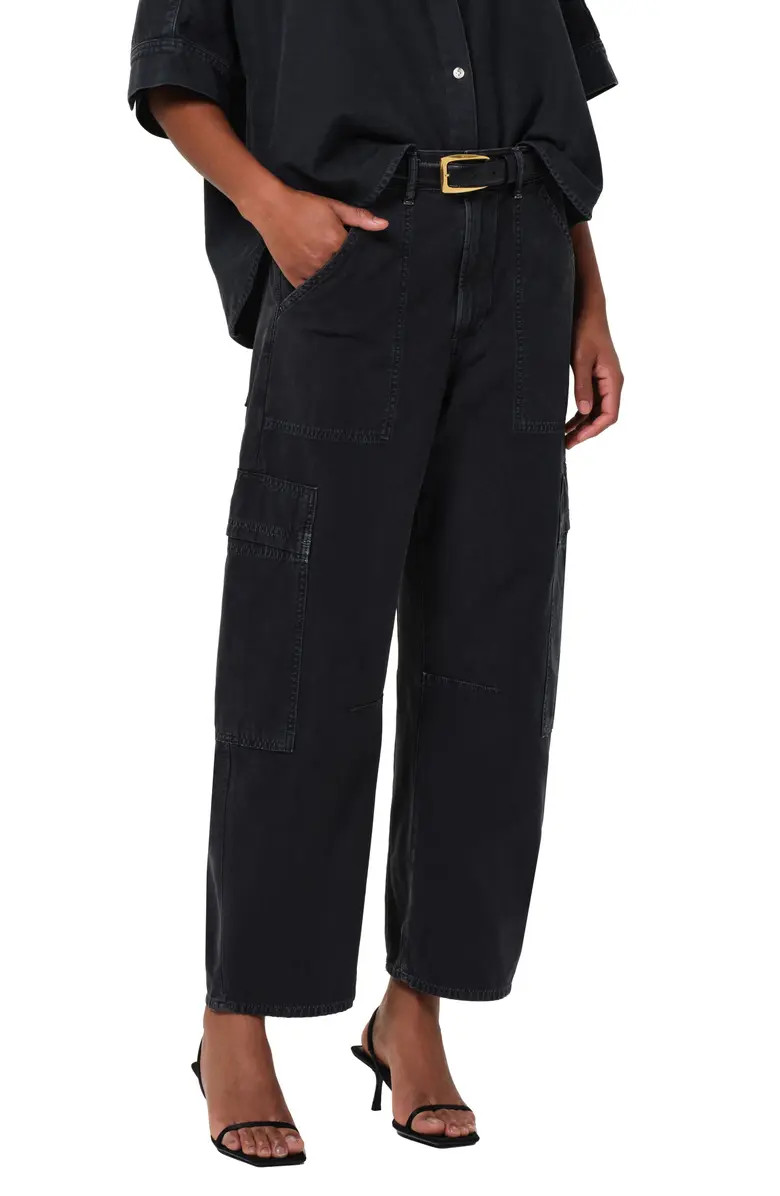 Marcelle Low Rise Barrel Cargo Pants | Nordstrom
