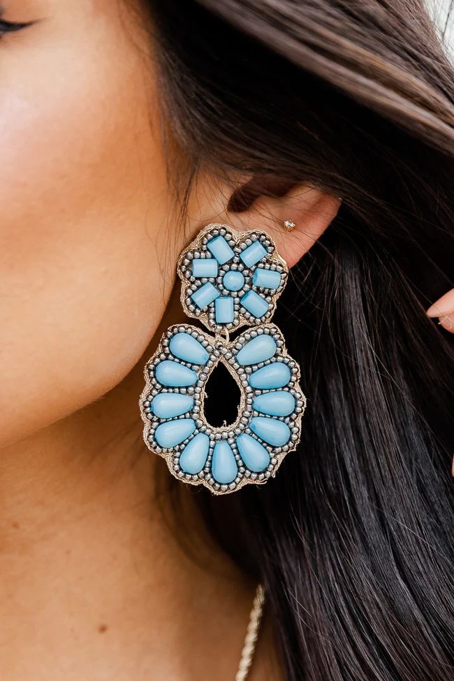 What's New Turquoise Statement Earring | Pink Lily