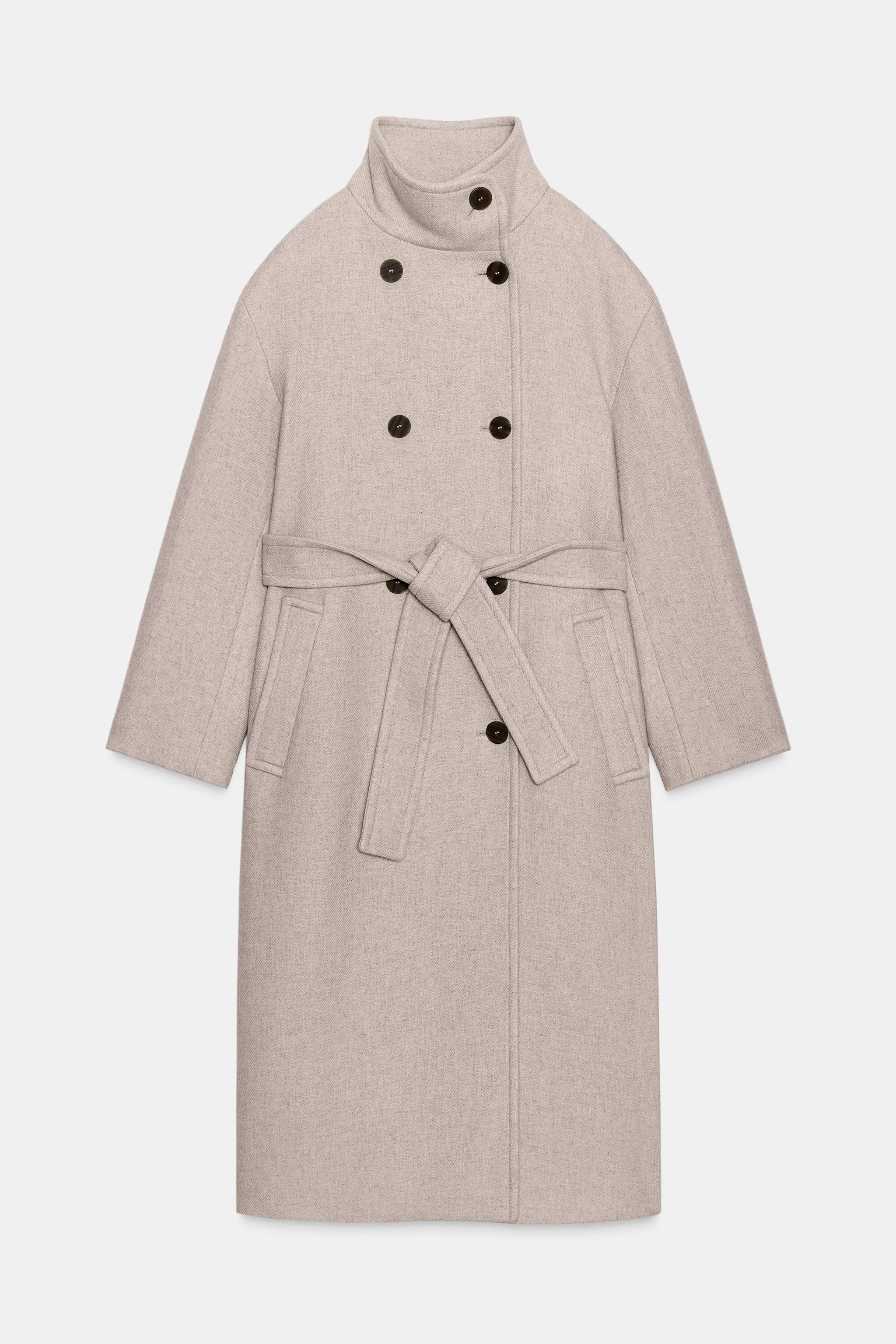 OVERSIZED HIGH-NECK COAT ZW COLLECTION LIMITED EDITION | Zara US