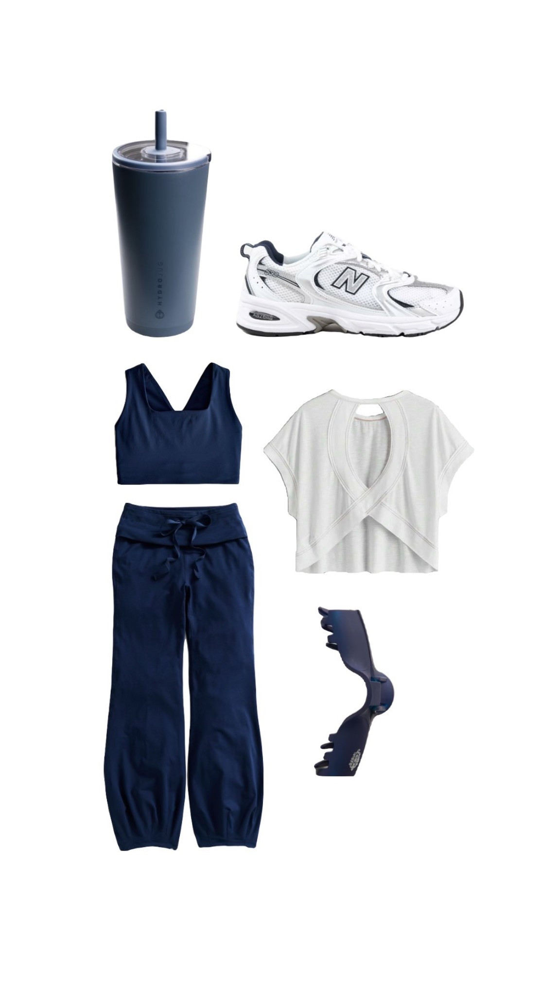 Navy blue athletic wear outfit inspo #freepeople #likeit #newbalance #midnightnavy #ootd #outfitinspo #styleguide 

#LTKootd #LTKActive #LTKfitnessgoals
