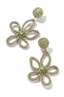 Deepa Gurnani Fiorella Flower Drop Earrings | Anthropologie (US)
