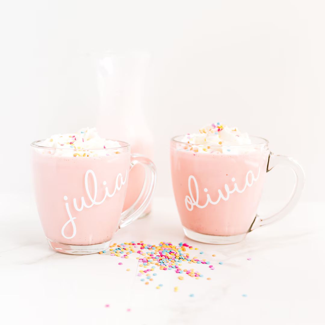 Personalized Coffee Mug Custom Mugs Glass Mug With Name - Etsy | Etsy (US)