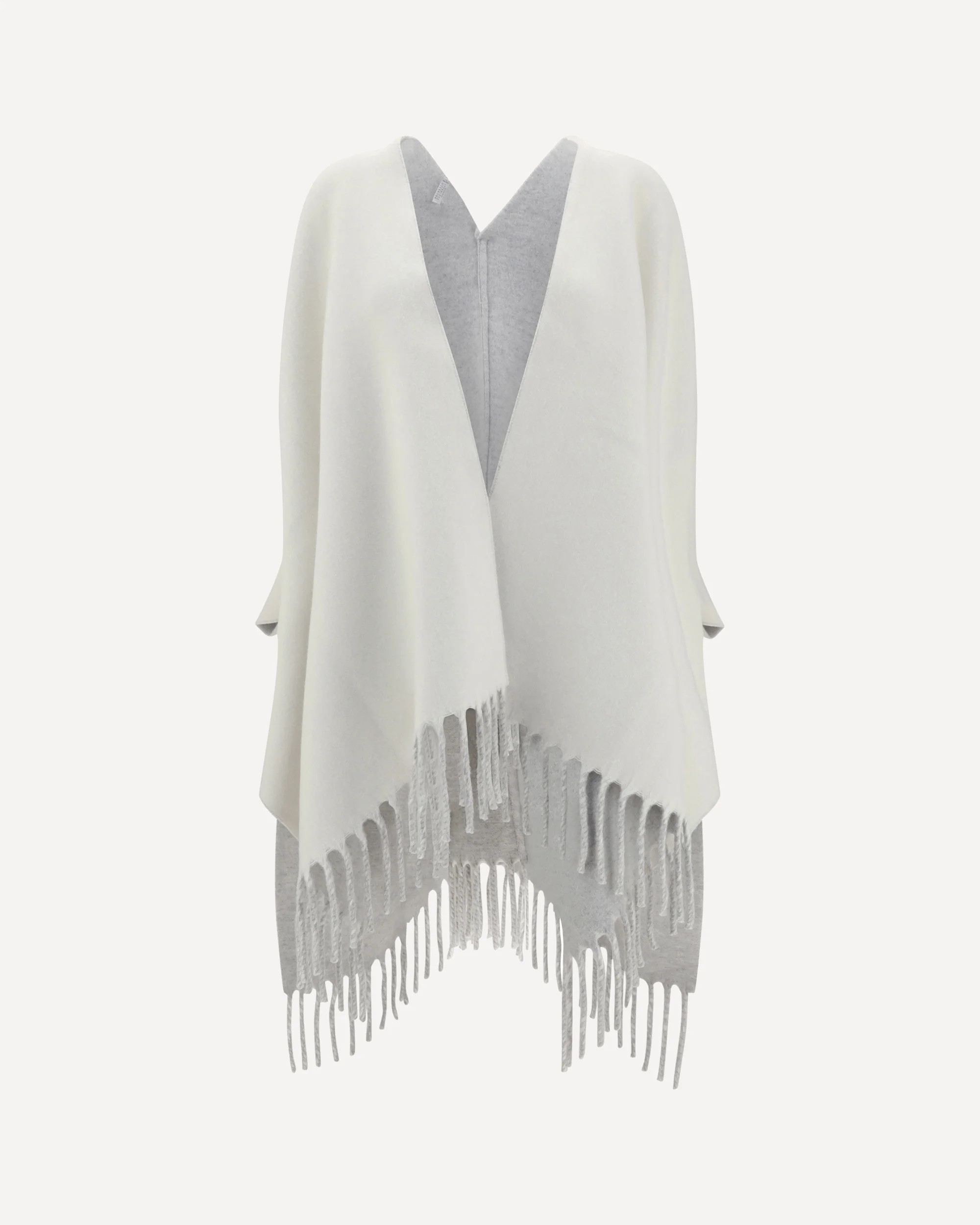 BRUNELLO CUCINELLI Cashmere and wool Poncho Female UNI | Base Blu