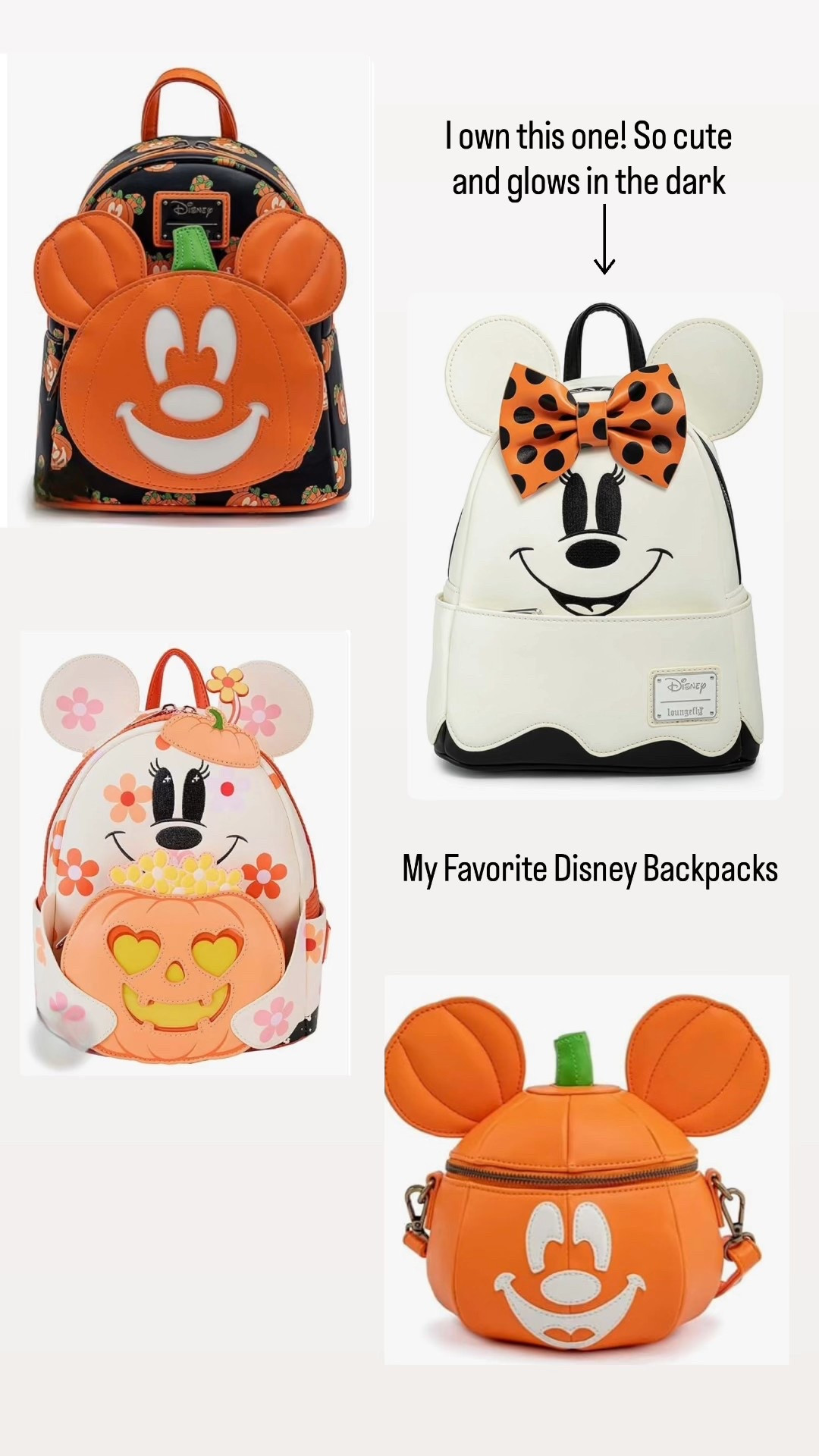 Disney Halloween Backpacks! I love these!

#loungefly #halloween #disneyland #disney