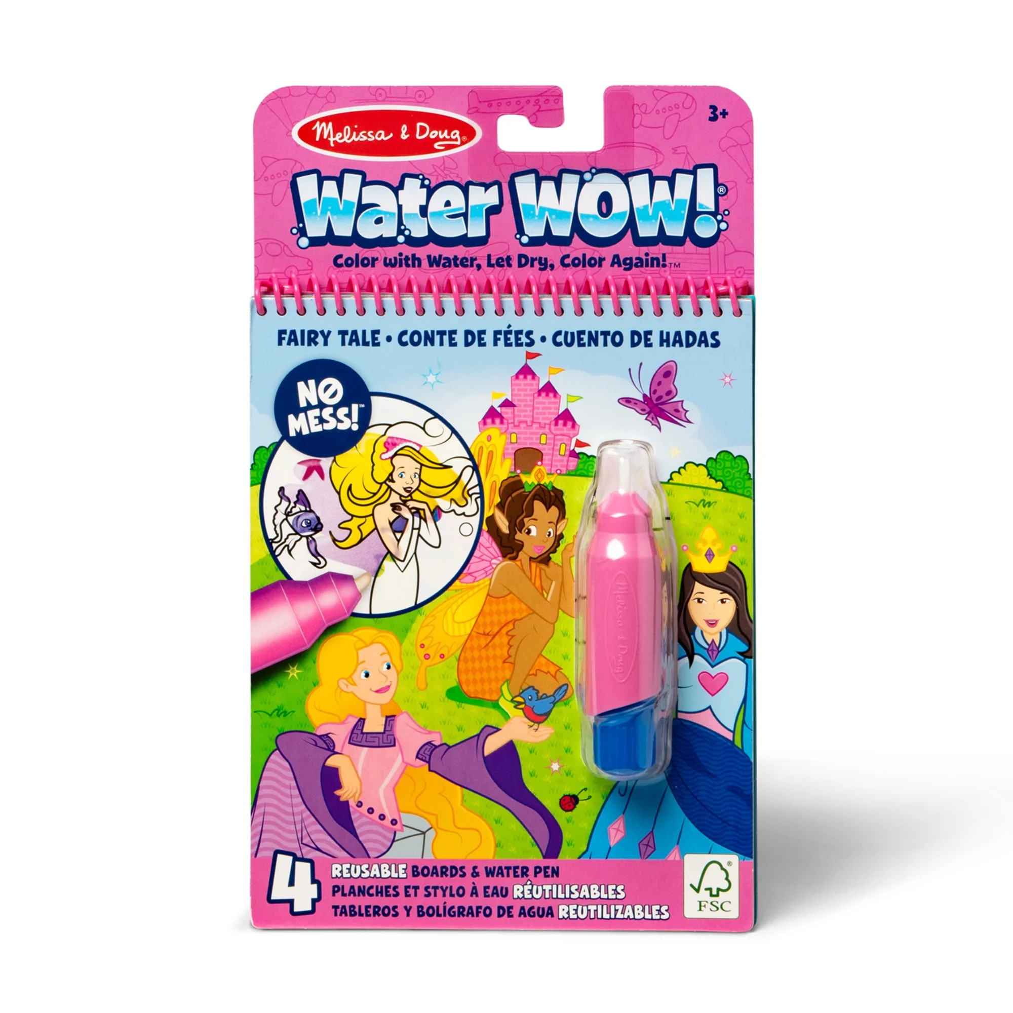 Melissa & Doug On the Go Water Wow! Reusable Water-Reveal Activity Pad - Fairy Tale - FSC Certifi... | Walmart (US)
