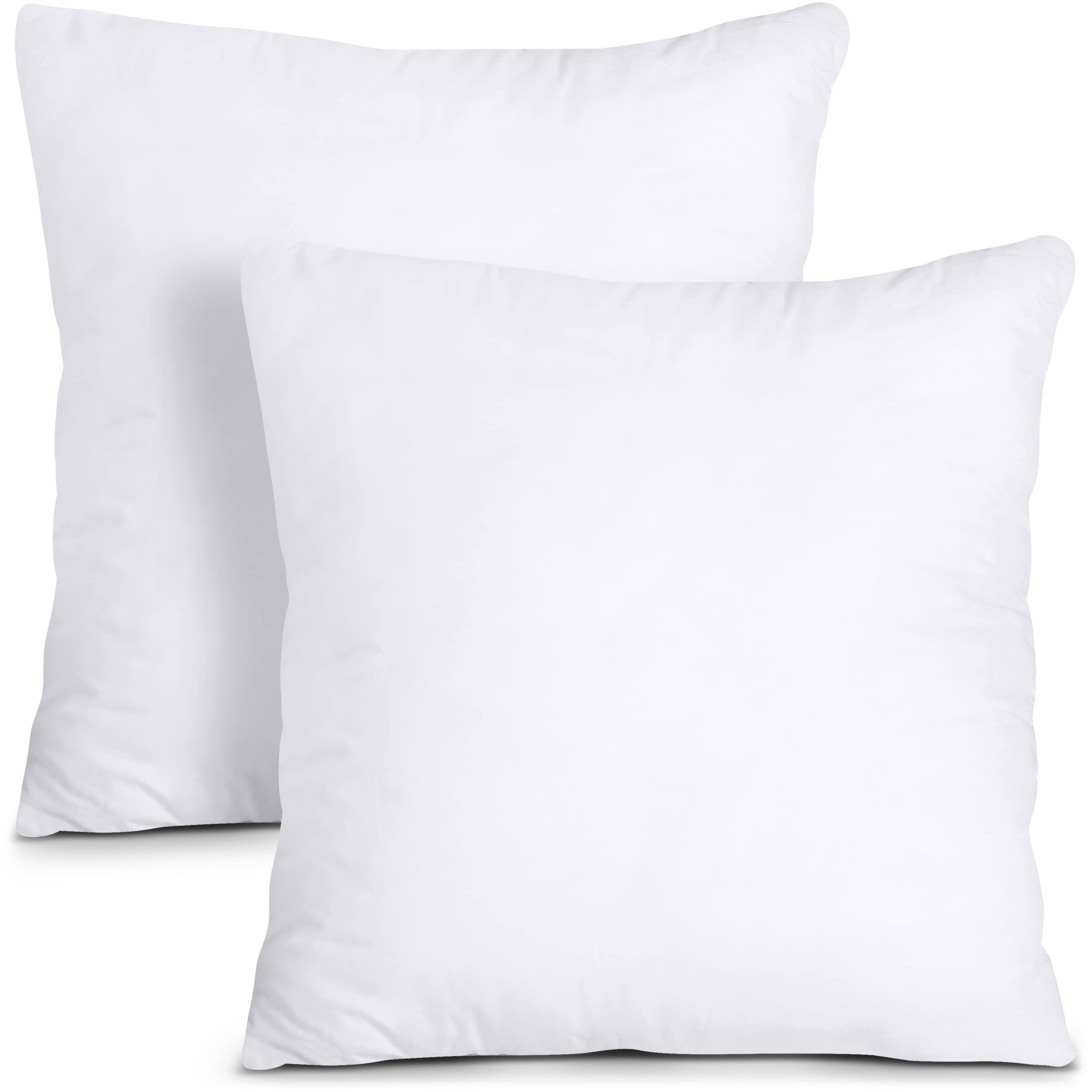 Utopia Bedding Cushion Inner Pads (Pack of 2), 45 x 45 cm (18" x 18") Cushion Stuffer Inserts, Hollowfibre Pillows (White) | Amazon (UK)