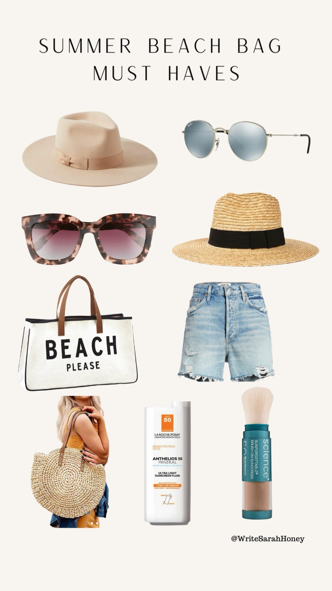 Summer Beach Bag Must- Haves! 
#Beach #Summer #Musthaves

#LTKSeasonal #LTKBeauty #LTKFindsUnder100