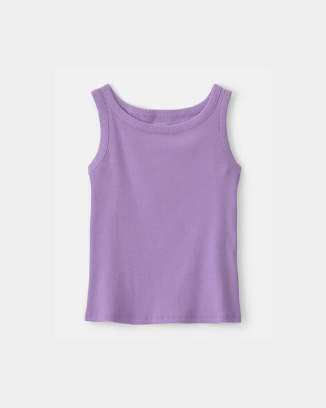 Girls Rib Tank Top - Purple | Carter's Inc
