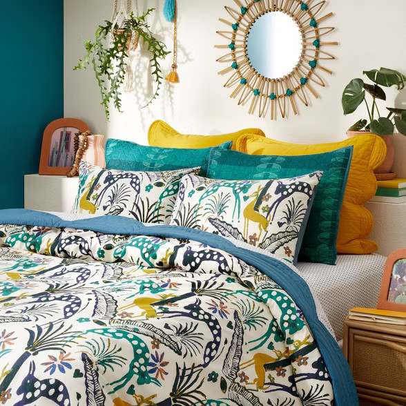 Jungle Print Duvet Cover & Sham Set - Opalhouse™ designed with Jungalow™ | Target