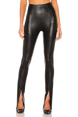 Amanda Uprichard X REVOLVE Malta Leather Pants in Black from Revolve.com | Revolve Clothing (Global)