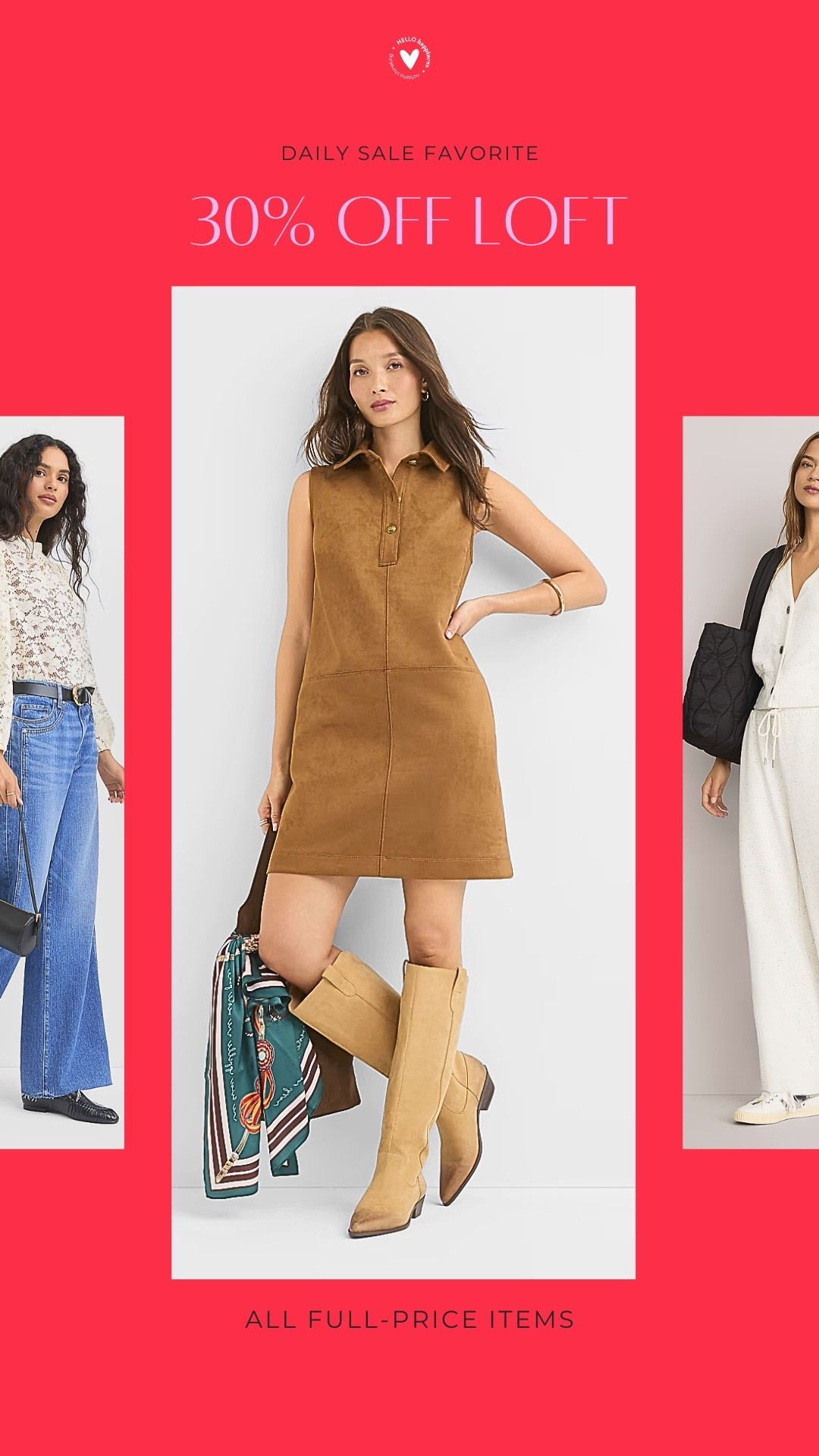 LOFT is 30% off all full-price styles!! So many cute new arrivals that are perfect for transitioning into fall 🍂🤎

#LTKootd #LTKSaleAlert #LTKSeasonal