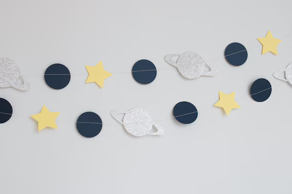 Outer Space Birthday Party Decoration Space Party Garland - Etsy | Etsy (US)