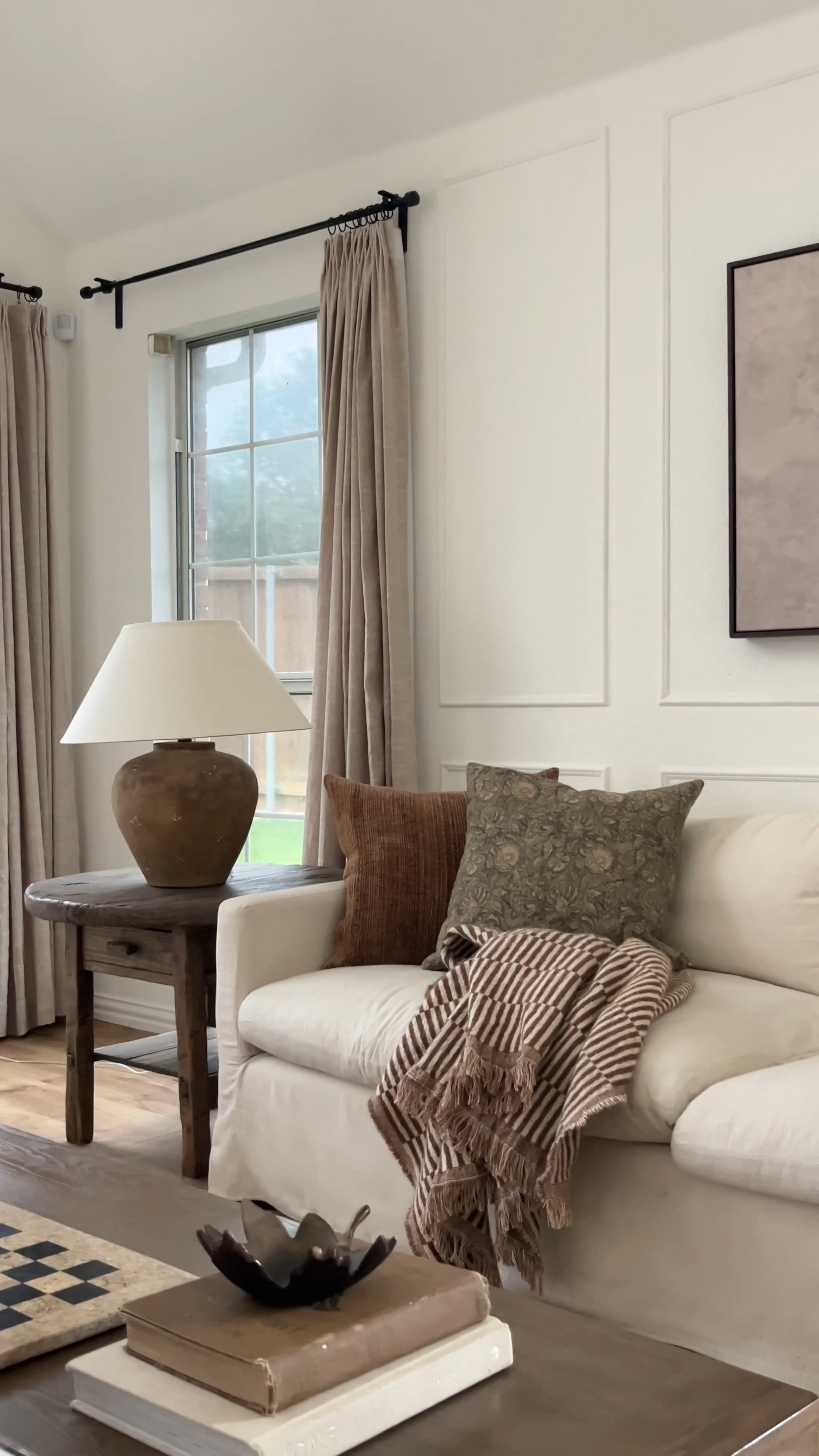 What I Bought VS how I styled it // Target throw edition! This Lulu and Georgia look for less is SO GOOD and y’all have been selling them like crazy! Such a good find and looks nothing like the stock photos. It’s more of a brown burnt orange! 

Target finds, living room, throw blanket, budget friendly fall decor finds, fall items, fall home 

#LTKHome #LTKVideo