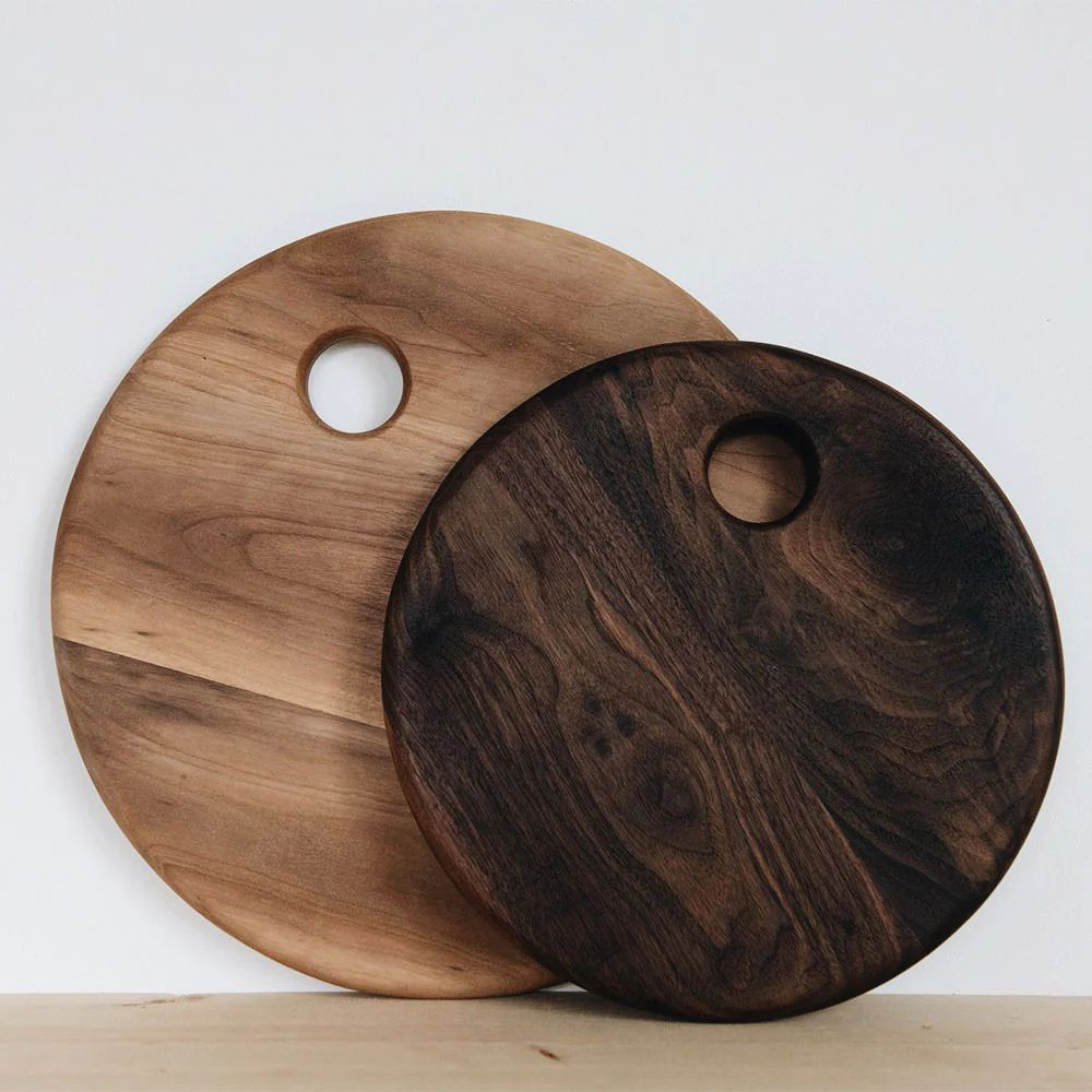Wooden Round Serving Board | Roan Iris