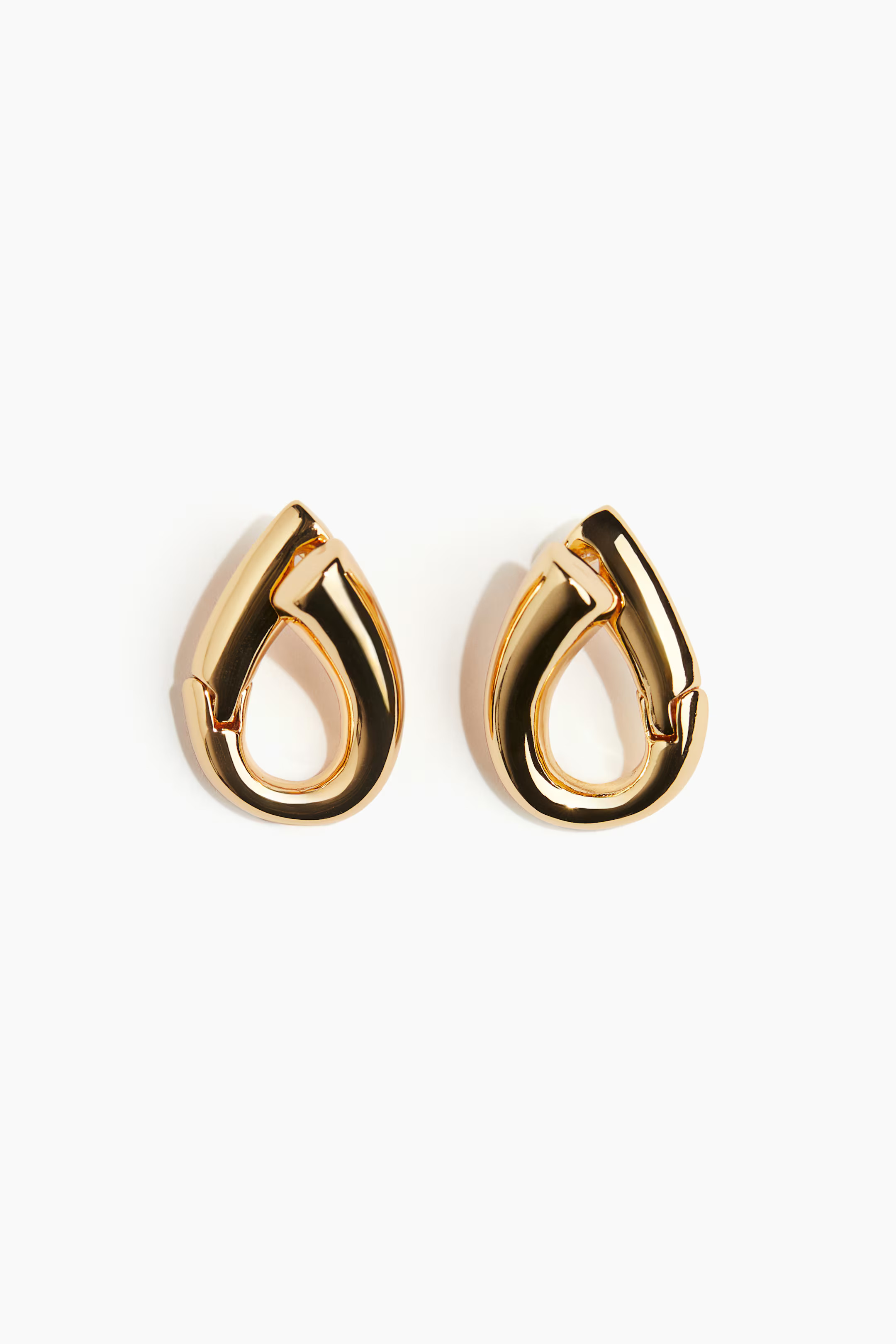 Gold-plated hoop earrings | H&M (UK, MY, IN, SG, PH, TW, HK)