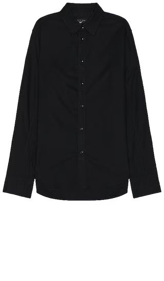 Engineered Oxford Shirt in Black | Revolve Clothing (Global)