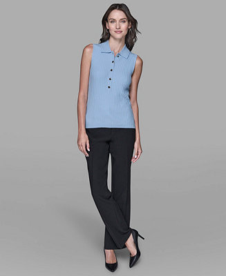 Women's Sleeveless Collared Sweater | Macy's