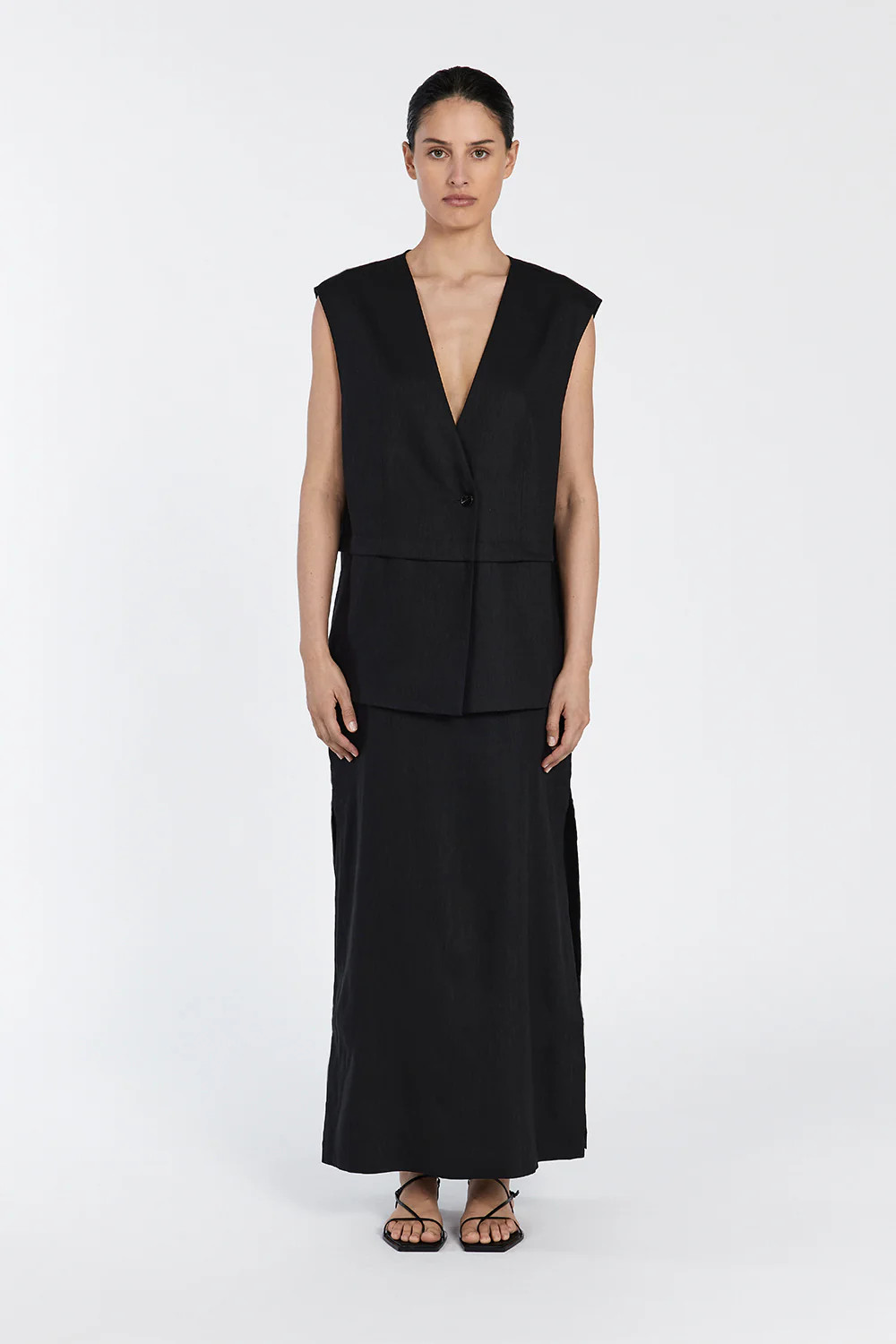 TAYLOR BLACK VEST | DISSH