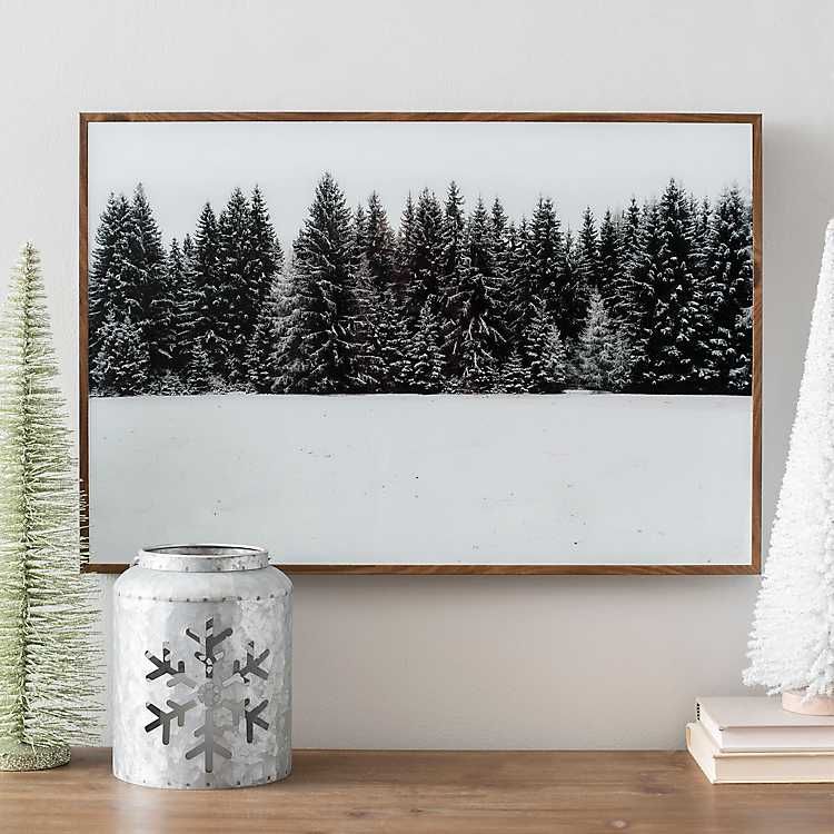 New! White Winter Framed Art Print | Kirkland's Home