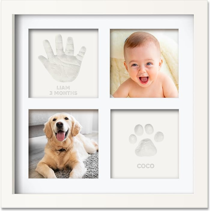 KeaBabies Baby Hand and Footprint Kit, Baby Footprint Kit (Alpine White) | Amazon (US)