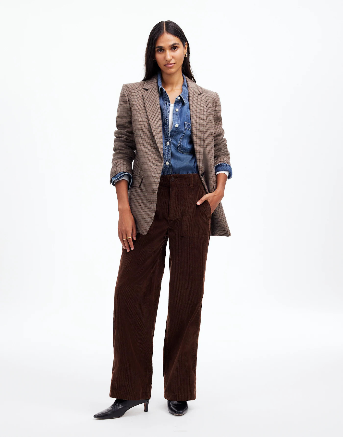 Low-Slung Baggy Utility Pants in Corduroy | Madewell | Madewell