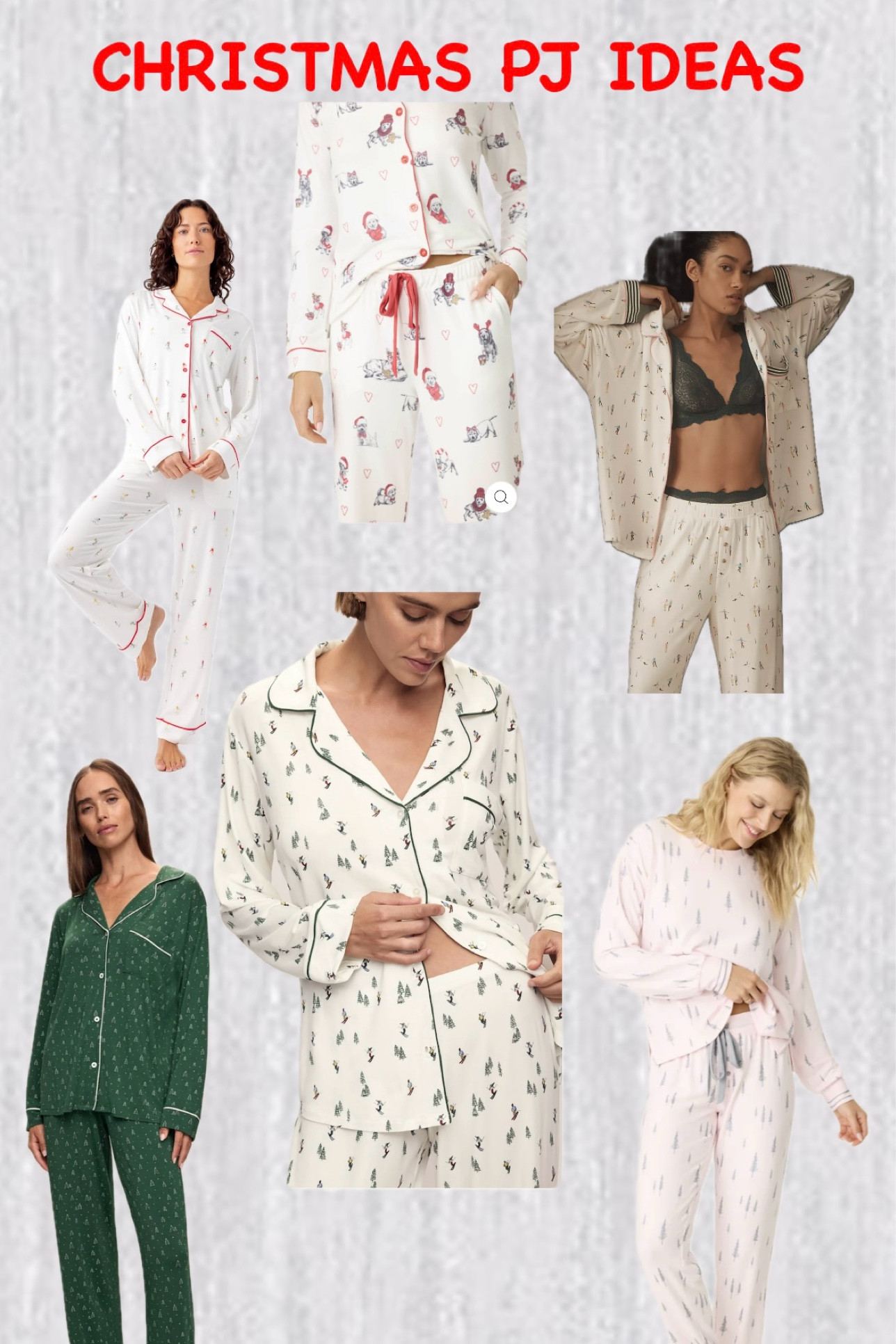 Cozy Christmas PJ ideas 