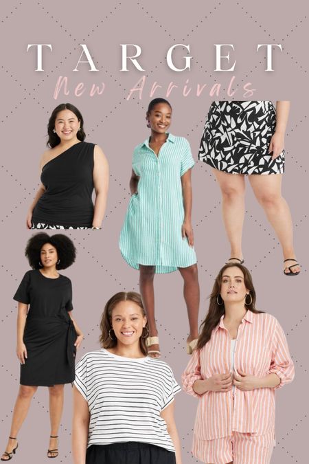 New arrivals I’ll be trying on this week!  Ordered an xxl in the one shoulder tank, XL t shirt wrap dress, XL striped tee, L striped button down, XL matching shirts, XL skort, L button down shirt dress  

#LTKSeasonal #LTKfindsunder50 #LTKmidsize