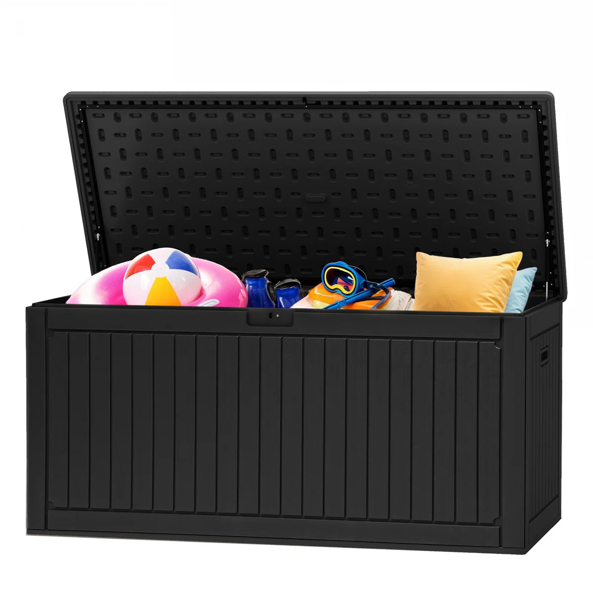 Balconera 330 Gallons Water Resistant Resin Lockable Deck Box | Wayfair North America